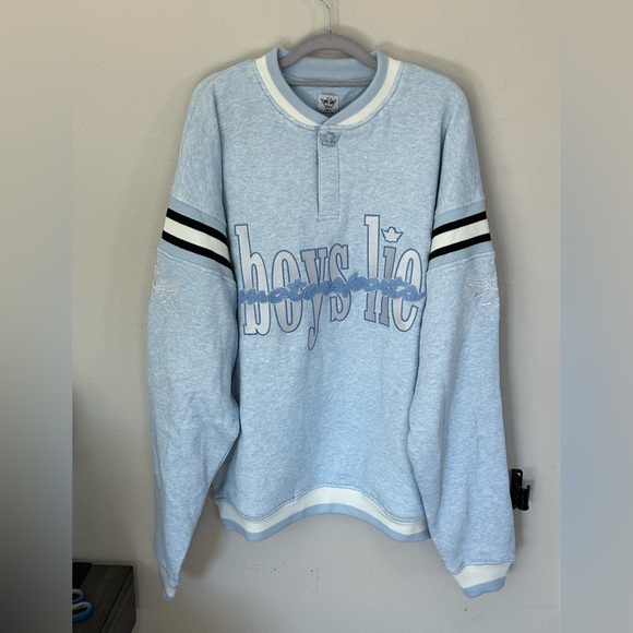 BOYS LIE Blue Motorsports Jordan Crewneck - Picture 4 of 13